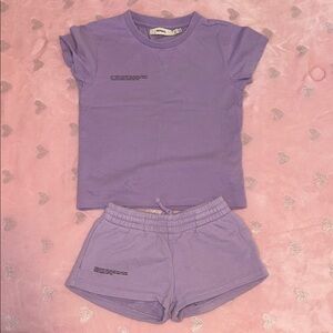 Pangaia Kids Matching Set in Lavender